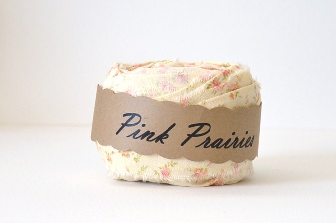 Fabric Ribbon , Floral Cotton Fabric
